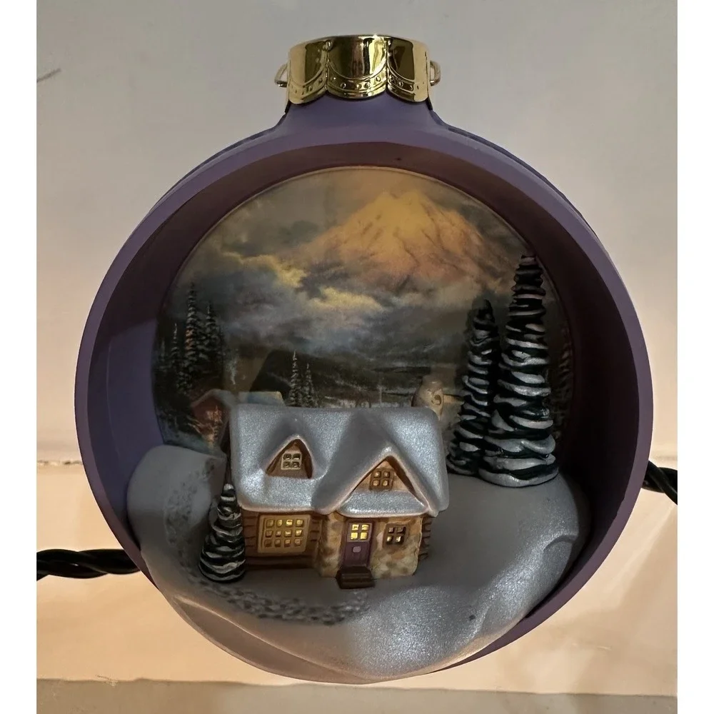 Hallmark Keepsake Christmas Ornament - The Warmth of Home - Thomas Kinkade‎ 1997